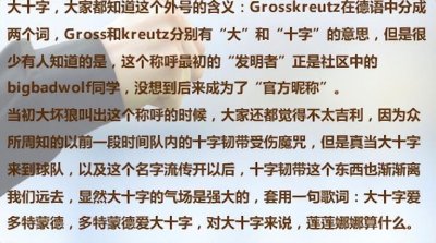 ​小德足球：最可爱的球员，多特悍将“大十字”-格罗斯克罗伊茨