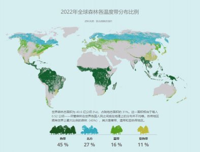 ​2022全球森林覆盖面积TOP10