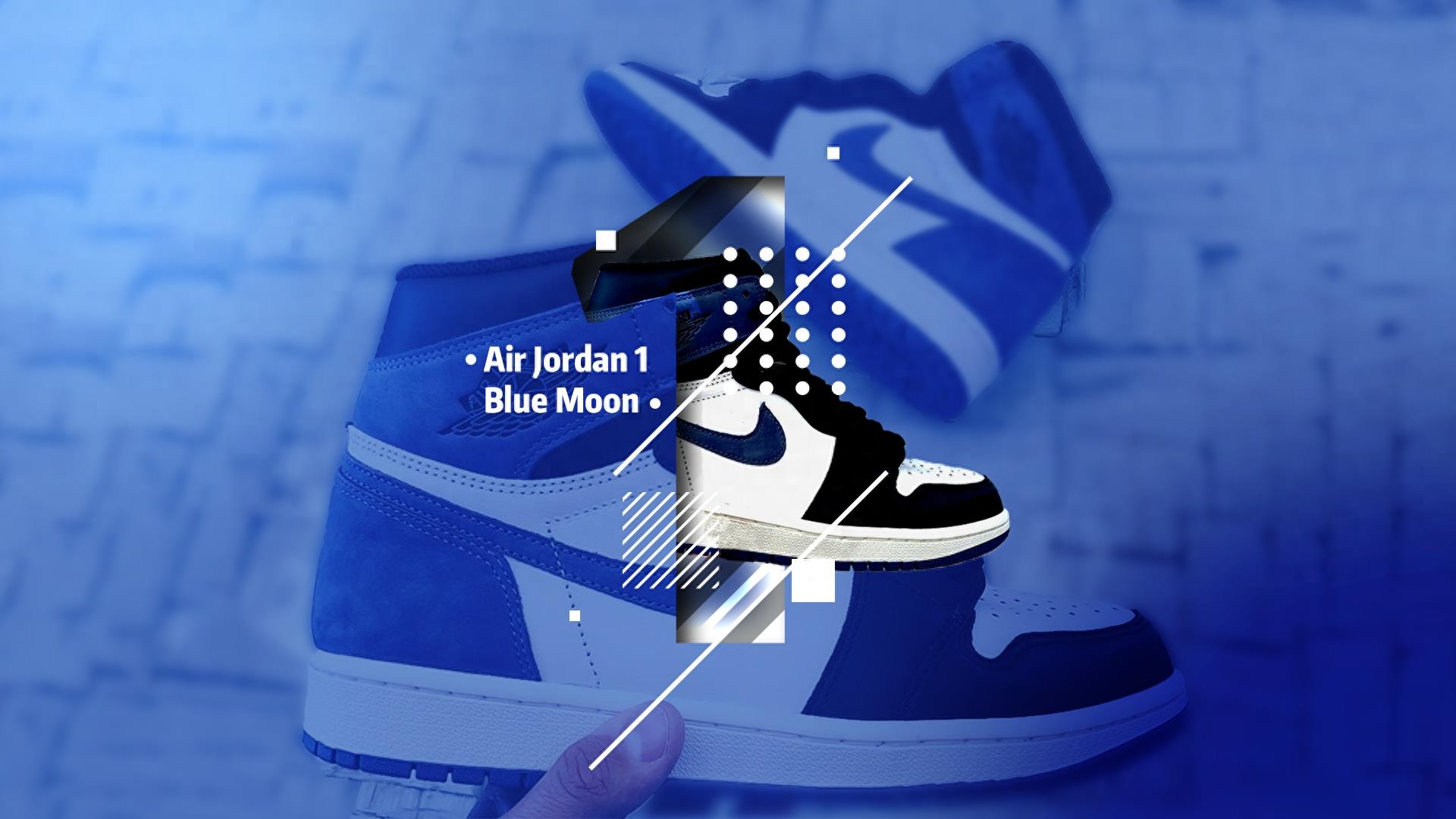 Air Jordan 1 High OG「Blue Moon」贪玩蓝月壁纸送给你