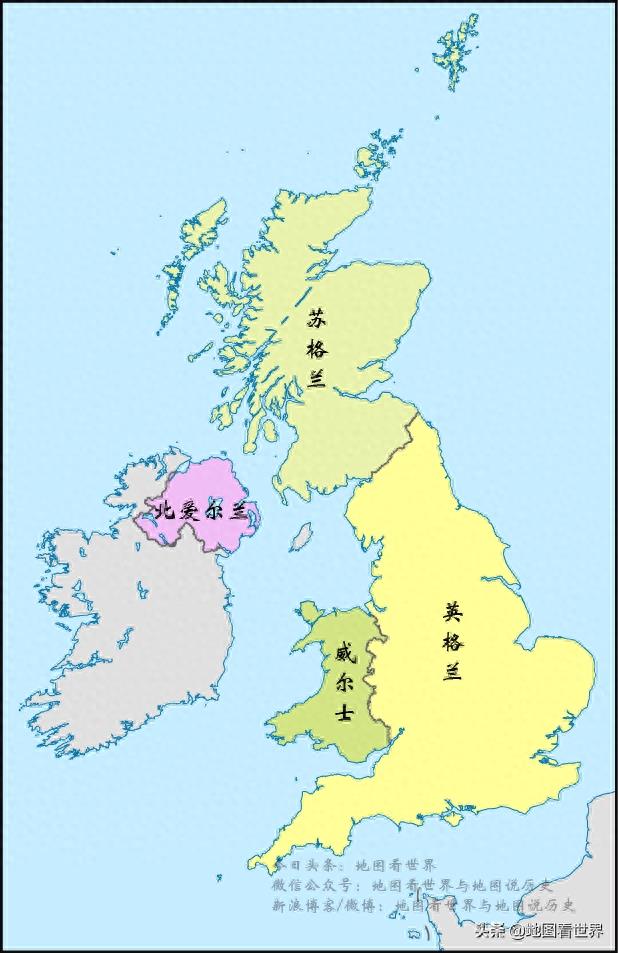 新冠肺炎疫情国家科普：英国地理概况与英国地图合集