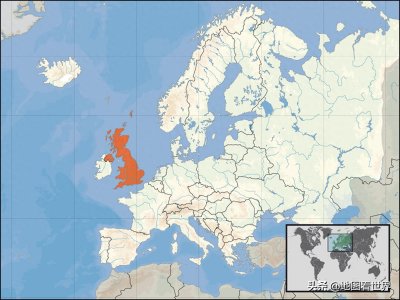 ​新冠肺炎疫情国家科普：英国地理概况与英国地图合集