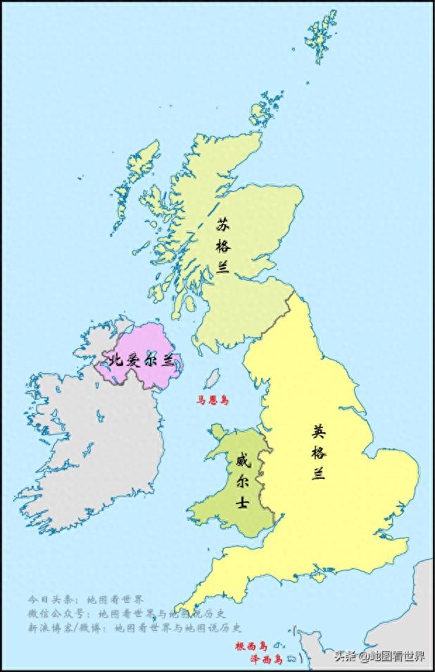 新冠肺炎疫情国家科普：英国地理概况与英国地图合集